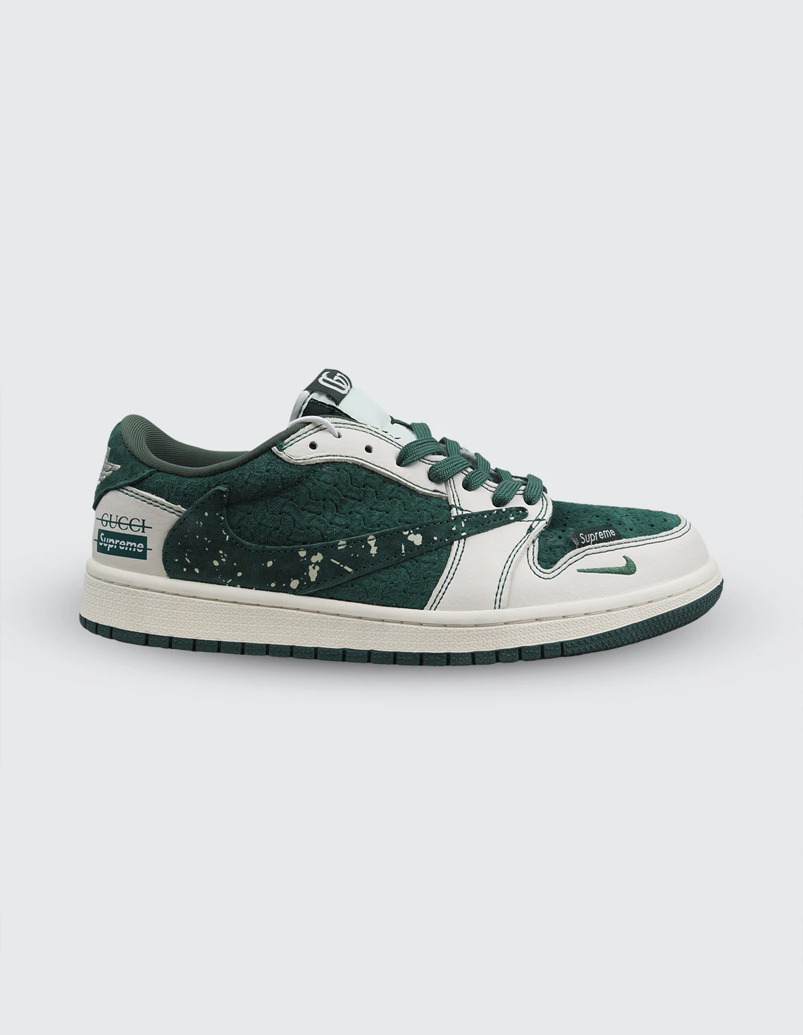 کتونی روزانه مردانه نایک Nike Air Jordan 1 Travis Scott  Supreme M