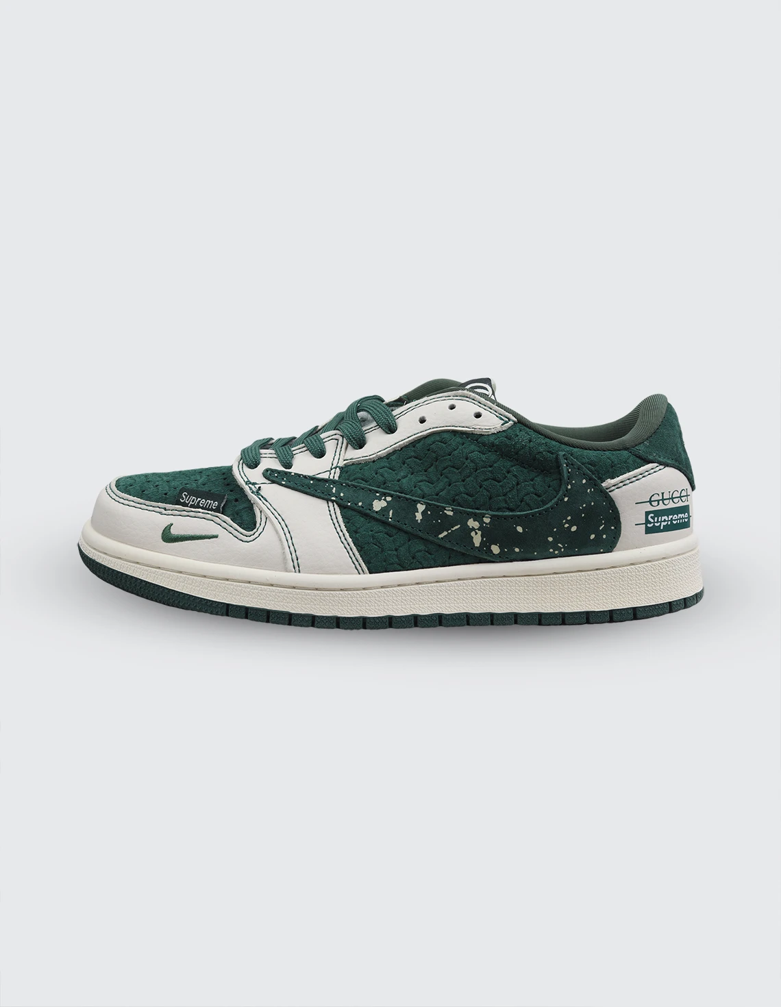 کتونی روزانه مردانه نایک Nike Air Jordan 1 Travis Scott  Supreme M