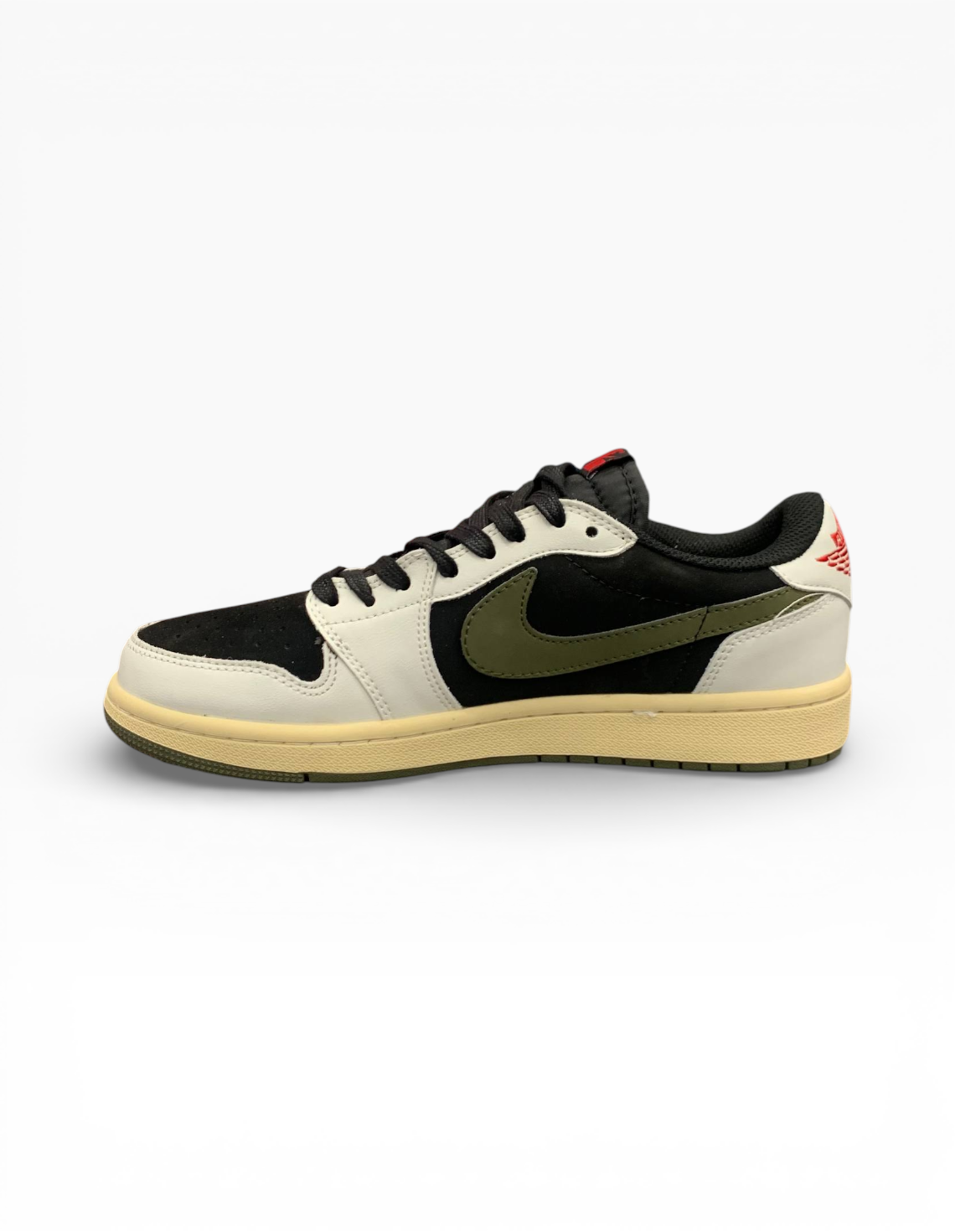 کتونی روزانه مردانه نایک Nike Air Jordan 1 Low Travis Scott Olive M