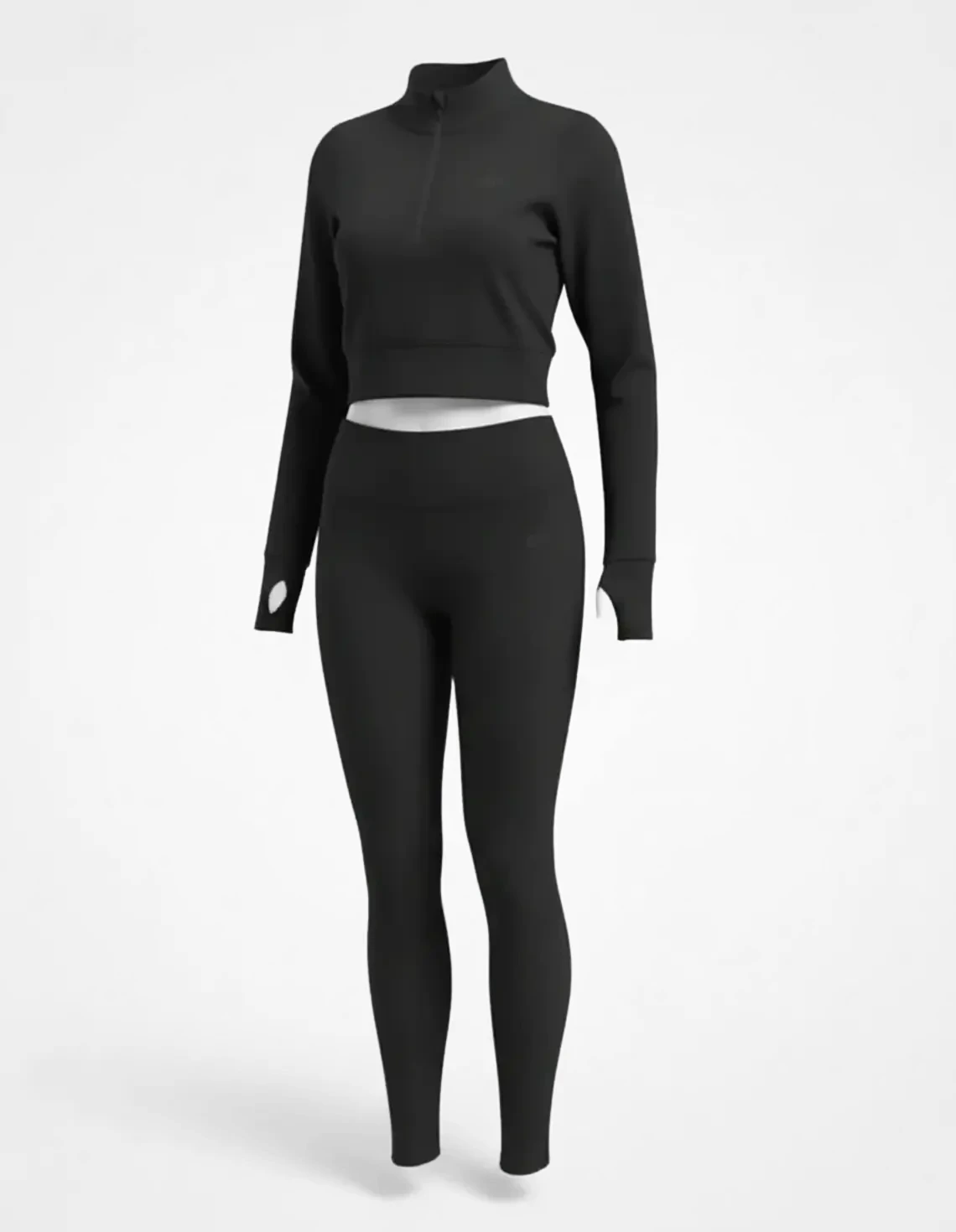 نیم تنه آستین بلند+لگ ورزشی زنانه الو Alo Hyper Fit W