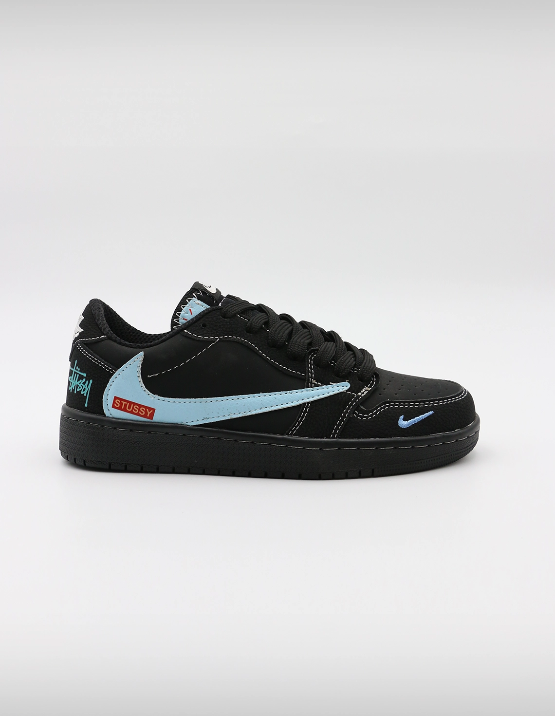 کتونی روزانه زنانه نایک Nike Jordan 1 Low Travis Scott Stussy W