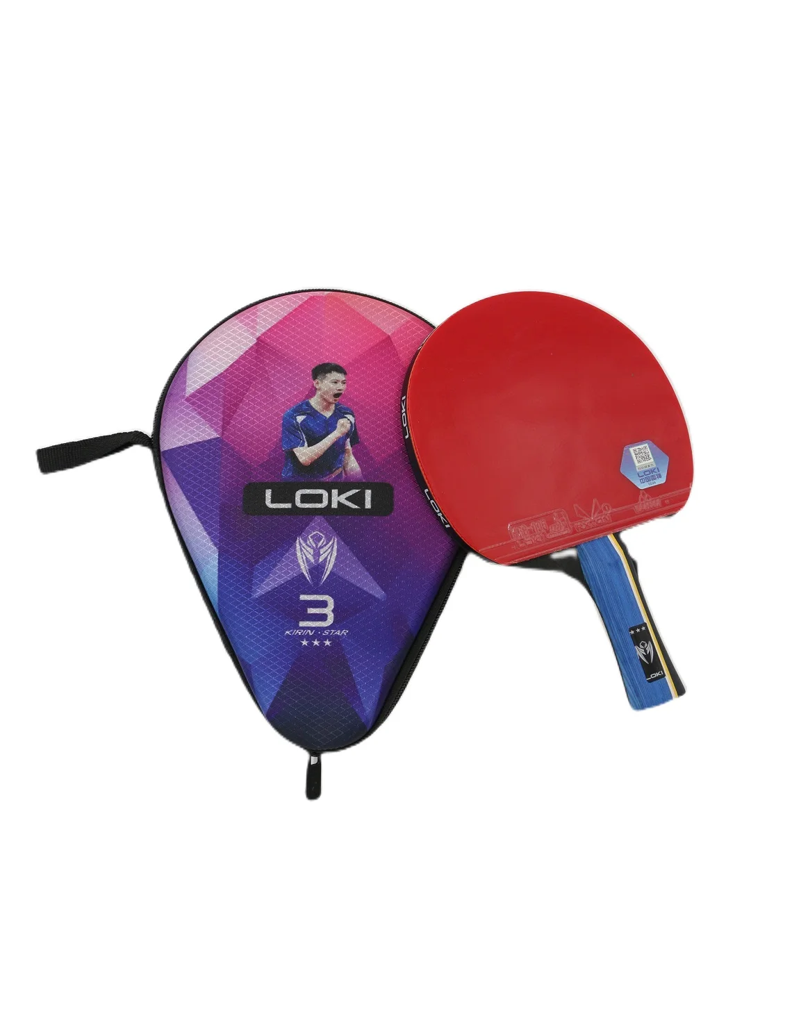 راکت پینگ پنگ Unisex بدون برند Spin Force U